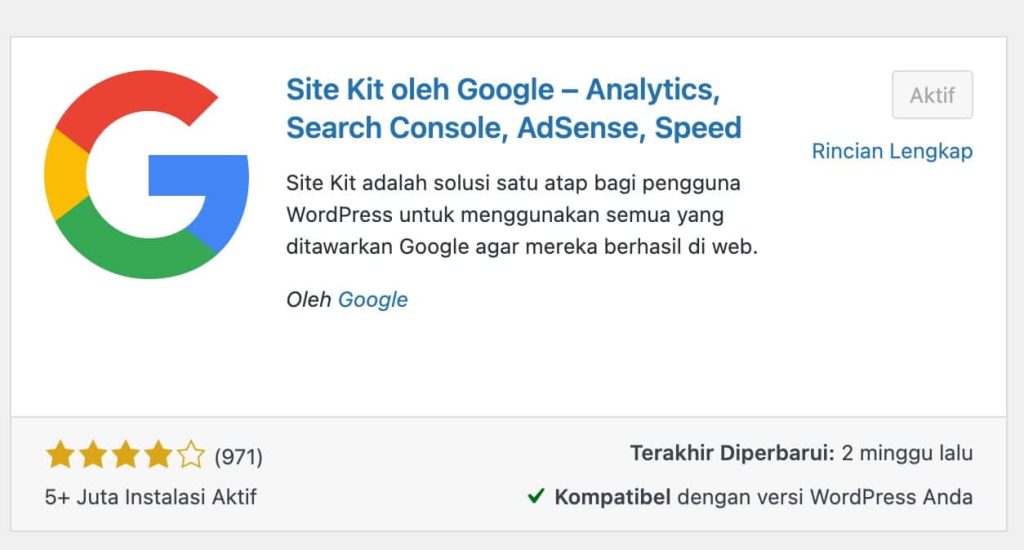 plugin yang membantu agar website muncul di pencarian google