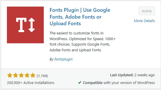 plugin google fonts