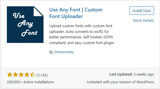 plugin custom fonts